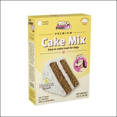 Organic Puppy Cake Mix and Frosting - Banana