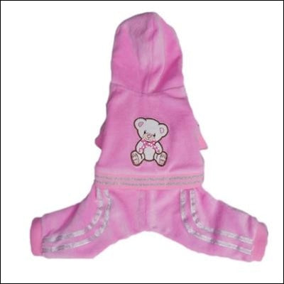 Pink Teddy Dog  Jumper