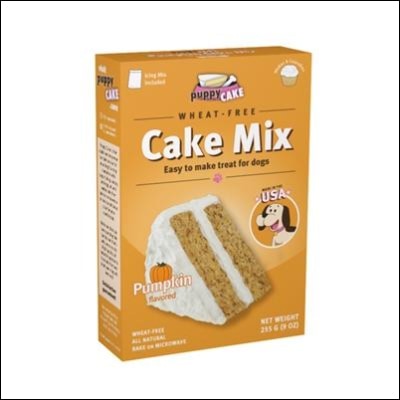 Puppy Cake Mix and Frosting - Pumpkin Spice (Wheat-Free)