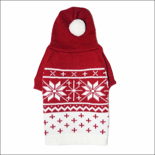Reese Dog Sweater Red