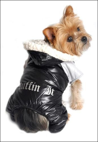 "Ruffin It" Black and Grey Two Tone Snow Suit
