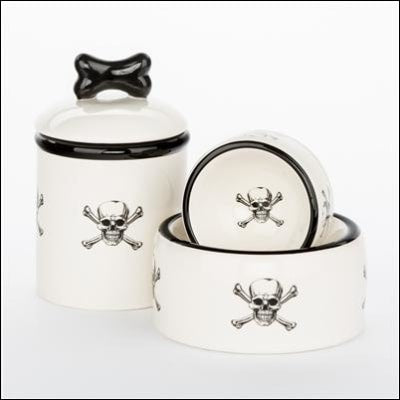Skull & Crossbones Bowls and Treat Jars Collection