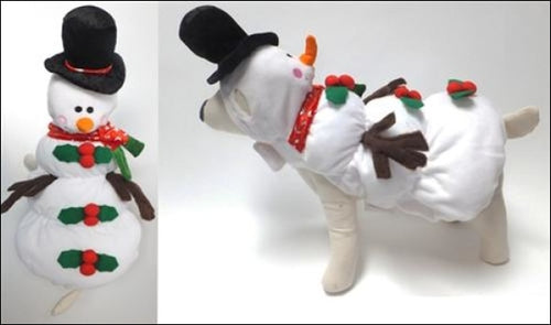 Snowman Dog Costume