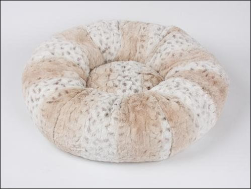 Susan Lanci Soft Snow Leopard Bed