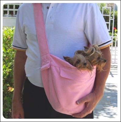 Susan Lanci Designs Cuddle Carrier - Puppy Pink