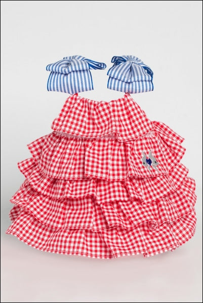 Sweet Vanilla Dog Dress Red