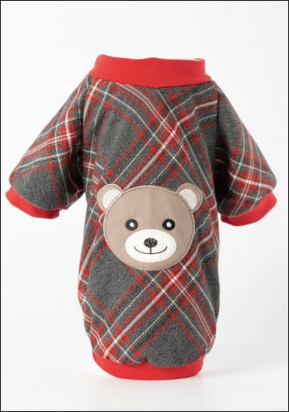 Tartan Bear Dog Sweatshirt