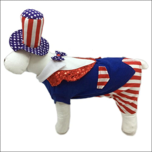 Uncle Sam Dog Costume