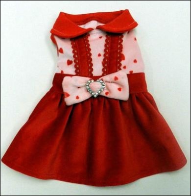 Valentine Dog Dress