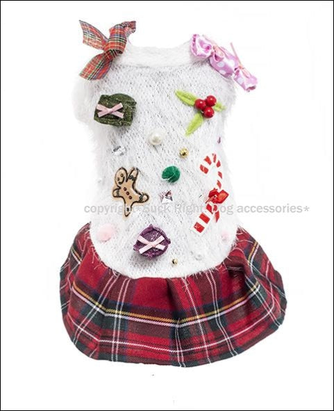 Xmas Gift & Sweets Dog Dress
