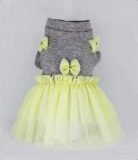 Yellow Pastel Bow Dress
