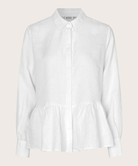 Masai Idana Shirt in White — Judith Glue