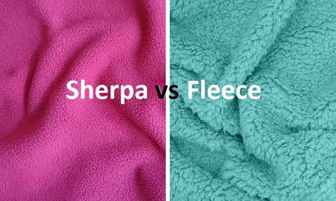 Sherpa blanket and Fleece Blanket