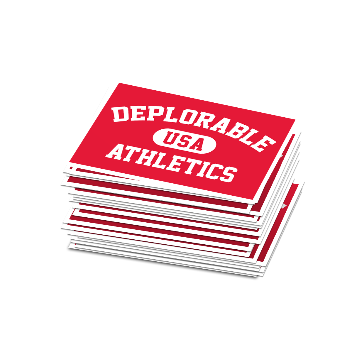 Deplorable Athletics Sticker - Set of 2 - Breitbart Store product image