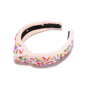 Kids Knotted Headband-Strawberry Birthday Cake - C.J. Copeland's