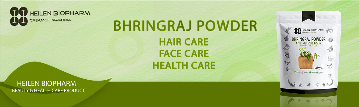 bhringraj powder eclipta alba india quality powder mask pack hair skin face internal food grade usfda fssai