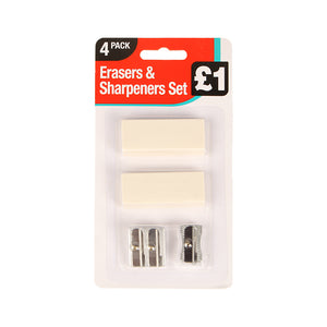 Eraser and Sharpener Set PM£1