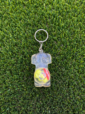 supreme pregnant keychain