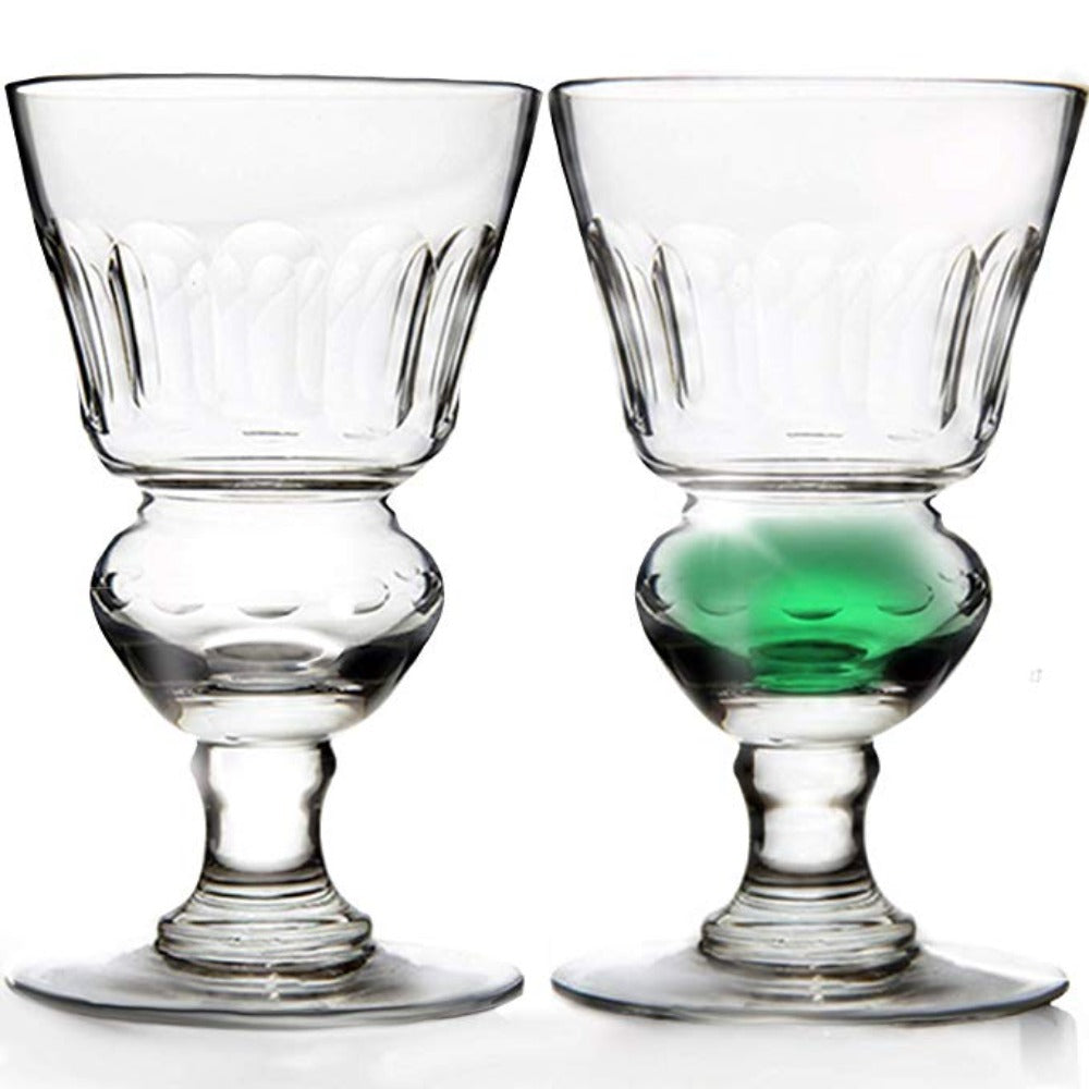 Absinthe Drinking Glasses Set, Set of 16 for sale at Pamono