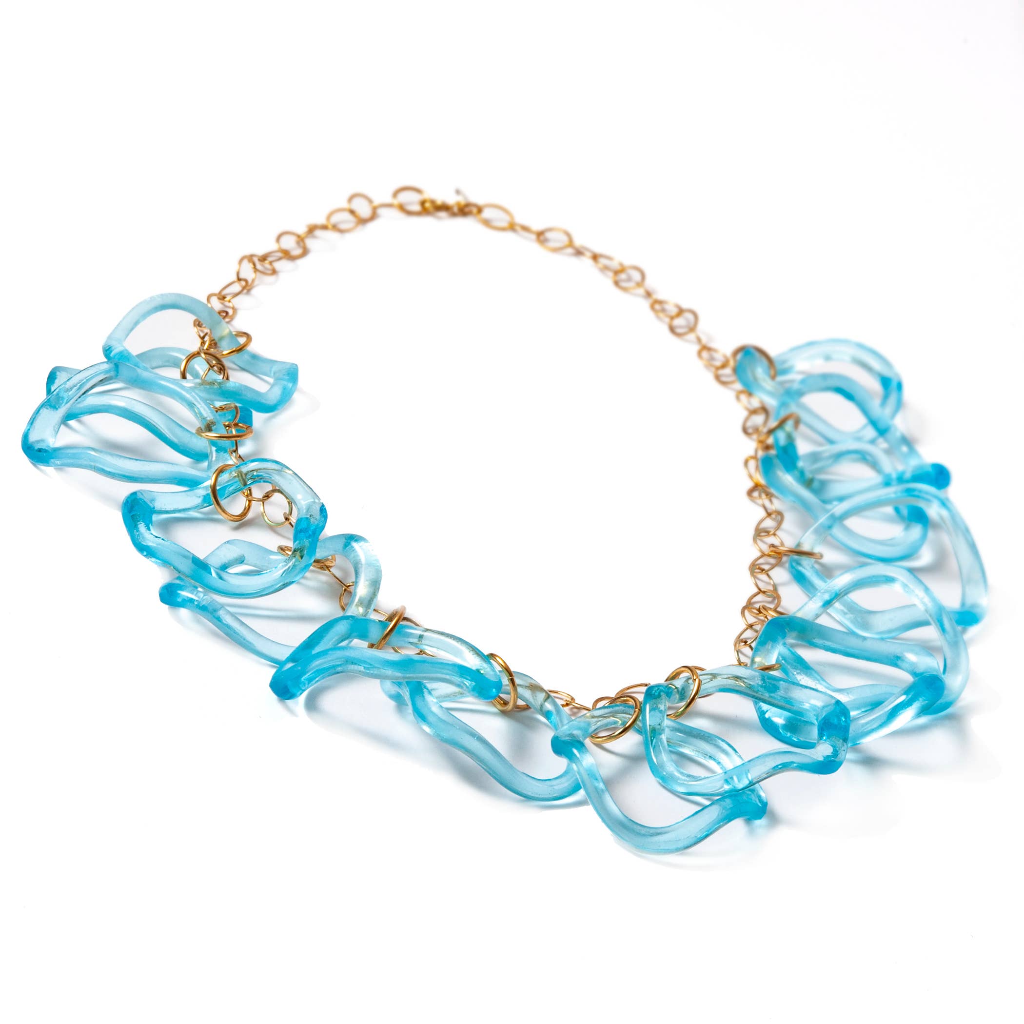 Ruffle Gin Large Necklace