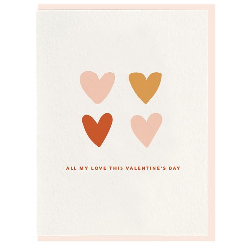 All My Love This Valentine's - Greeting Card