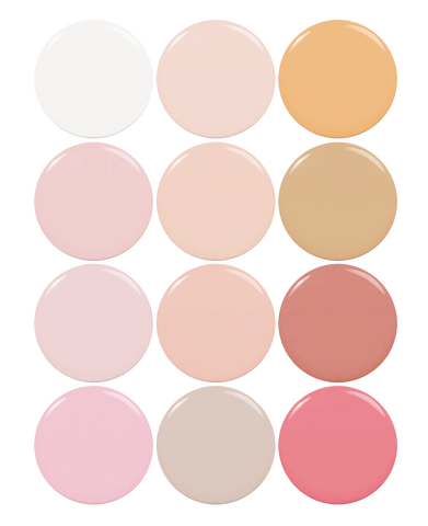 12 New Pink and Nude Acrylic Powders