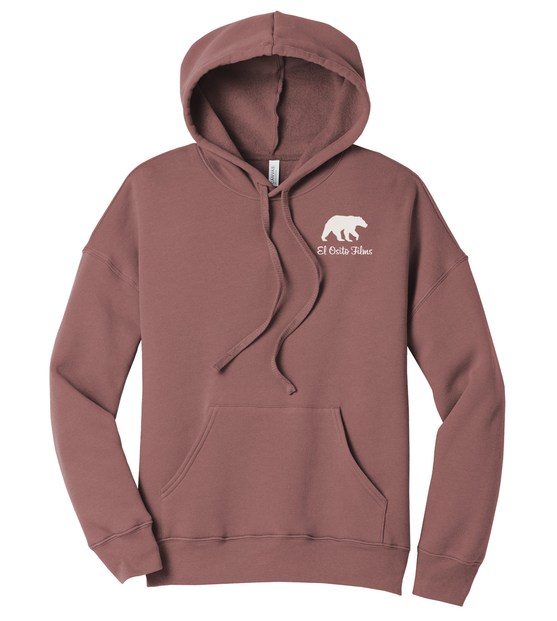 canvas hooded sweatshirt