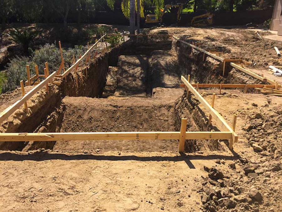 Pool excavation