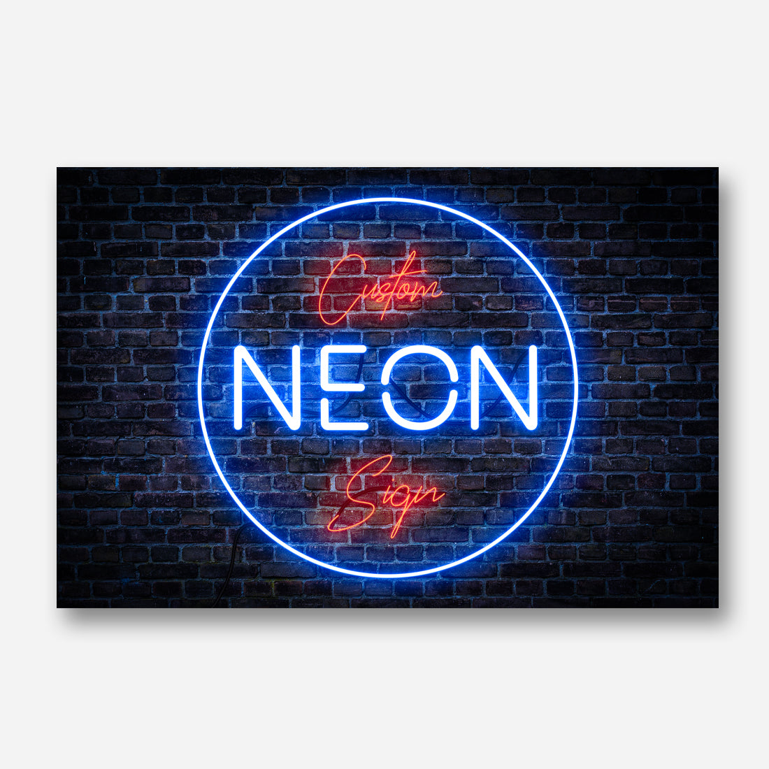 Custom Neon Sign art Print – Big Art Shop