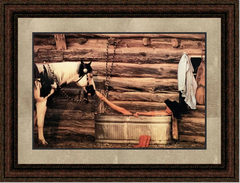 Cowgirl Bath Print
