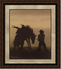 Western Bucking Horse Silhouette 