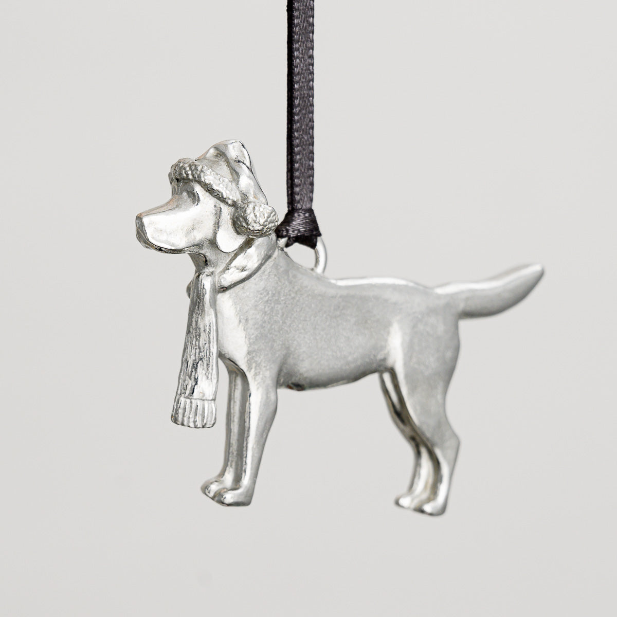 Live Brave Dog Tag Key Ring [Pewter] by Stephen David Leonard