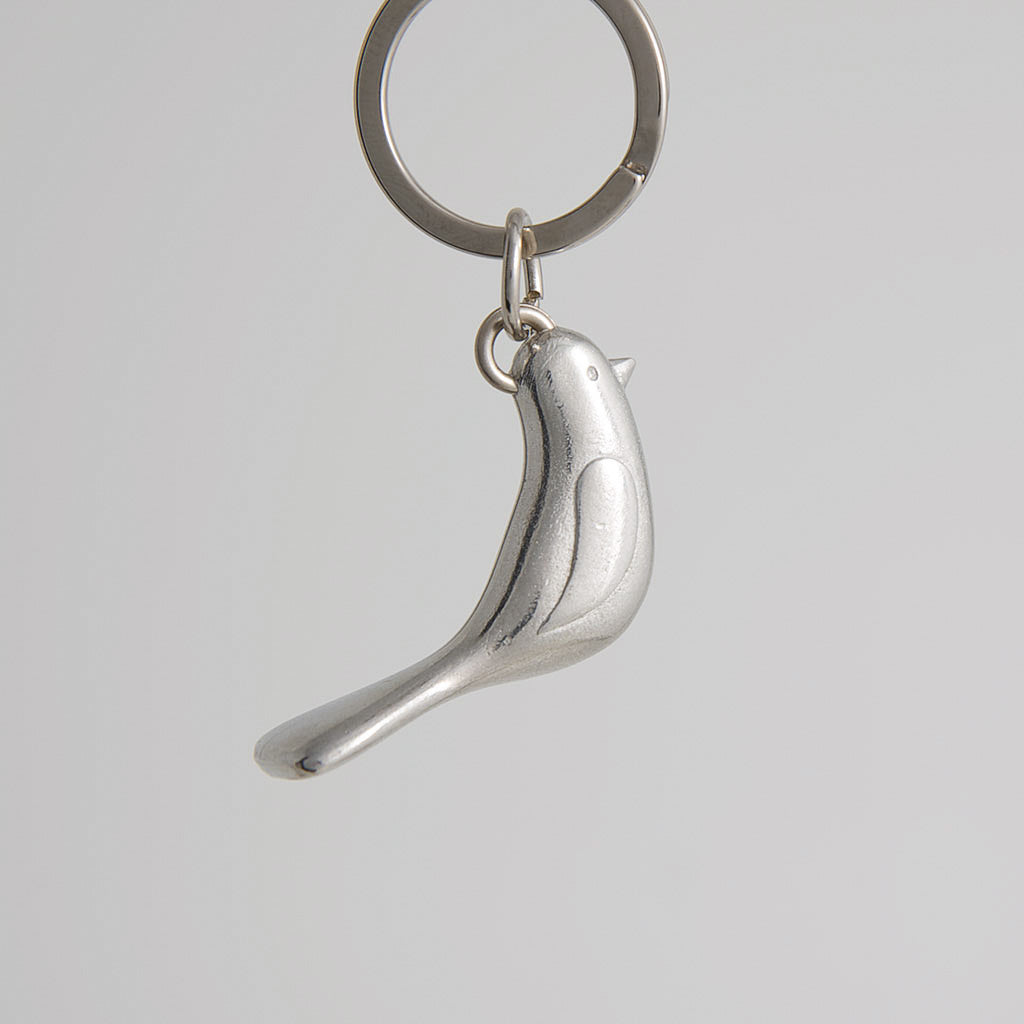 Take Risk Dog Tag Key Ring [Pewter] by Stephen David Leonard