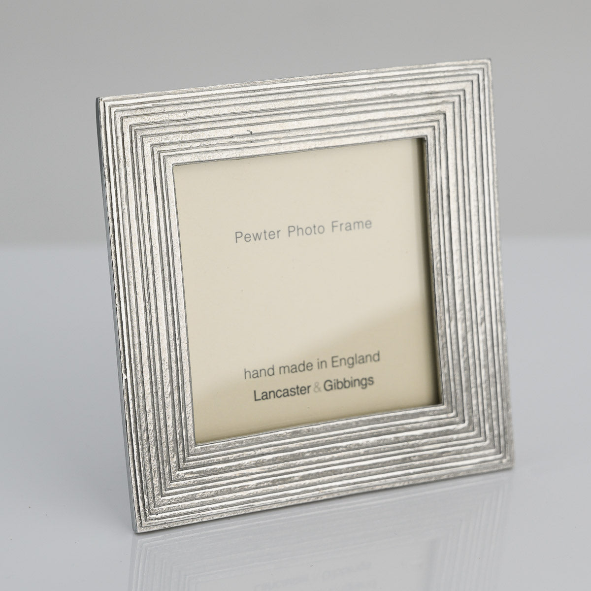 Rippled Pewter Small Photo Frame