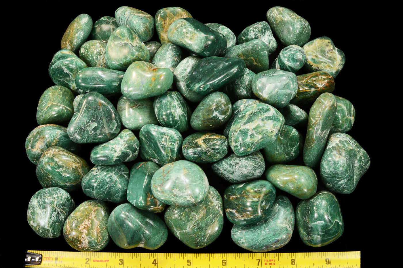Green Jade Tumbled 1 1/2" Natural Mineral Display Specimen Unpolished