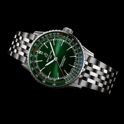 breitling navitimer 41 green