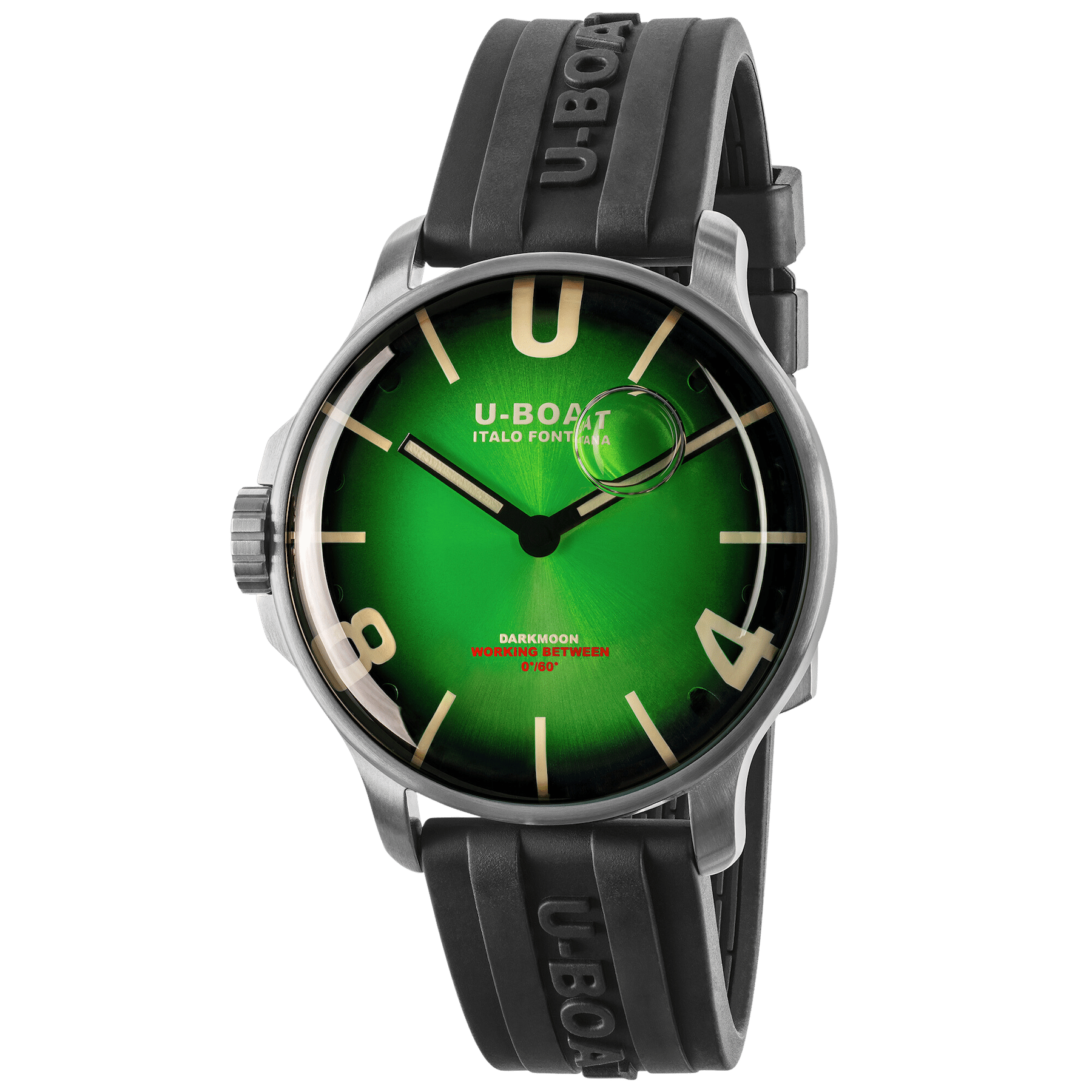 Photos - Wrist Watch U-Boat Watch Darkmoon 44 Noble Green SS UB-1017 