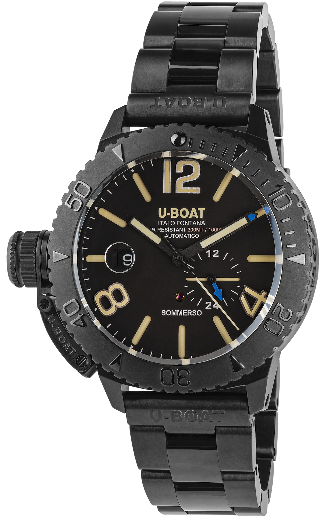 Photos - Wrist Watch U-Boat Watch Sommerso 46mm DLC Bracelet UB-1094 