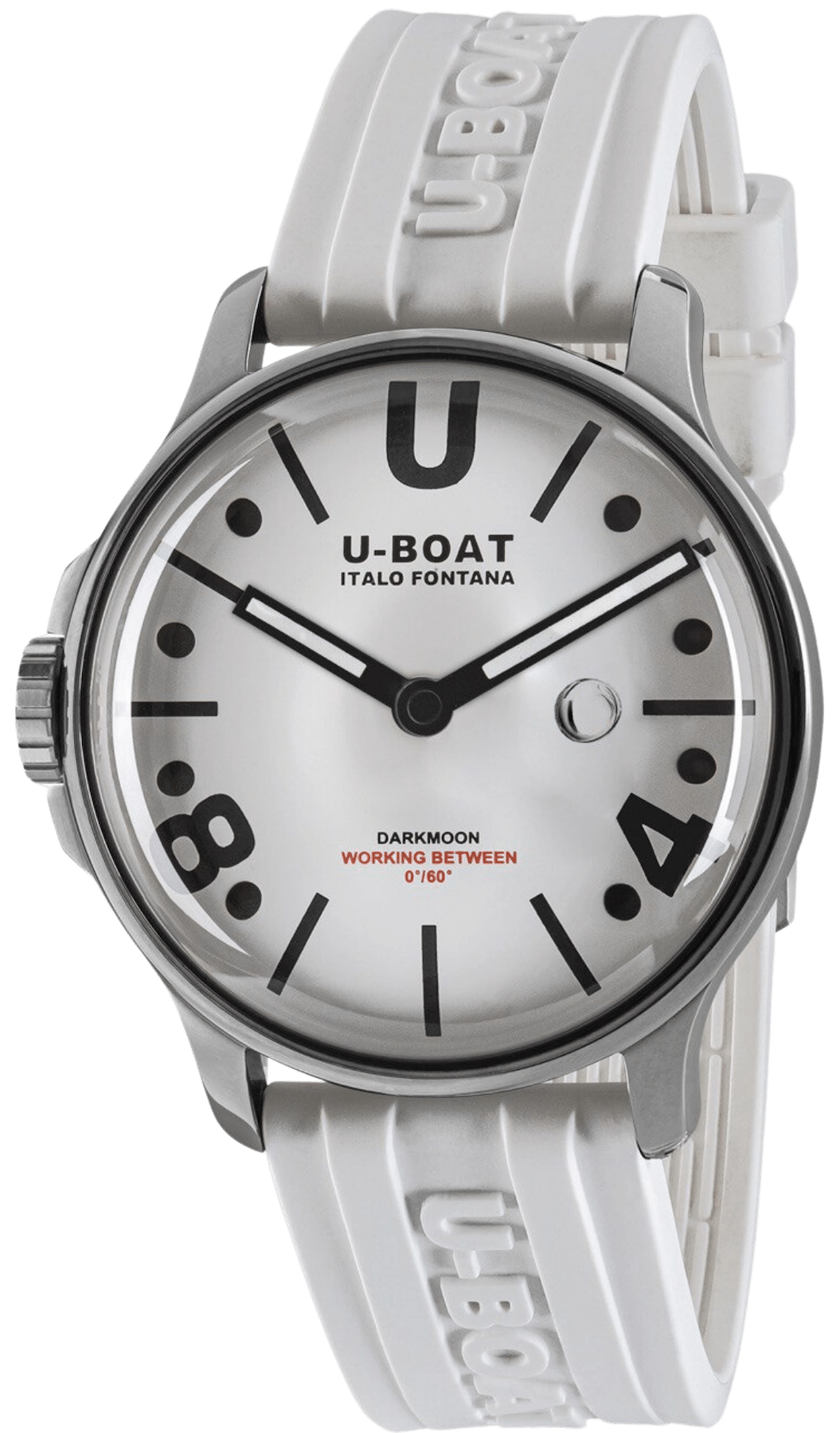 Photos - Wrist Watch U-Boat Watch Darkmoon 44 White BK Curve SS UB-1070 