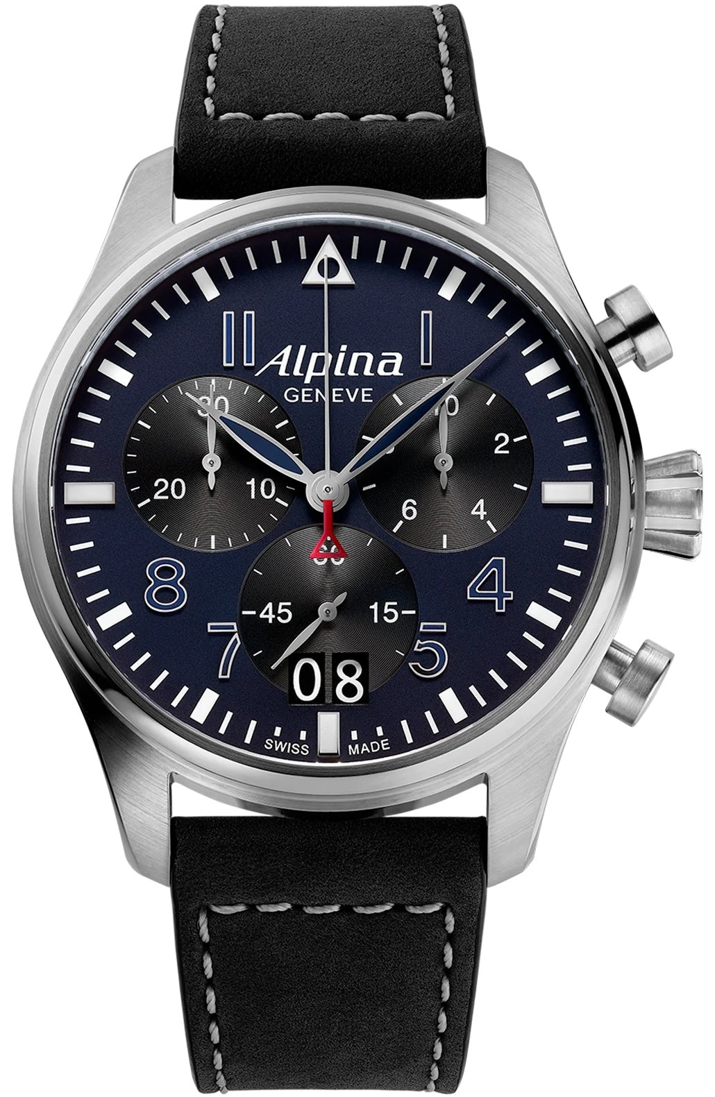 Alpina Watch Startimer Pilot Quartz Chronograph Big Date D