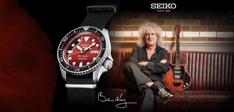 Seiko 5 Sports Brian May Red Special Limited Edition Watch Review | News |  Jura Watches