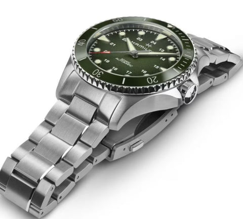 New Release: The Hamilton Khaki Navy Scuba Watches Go Green