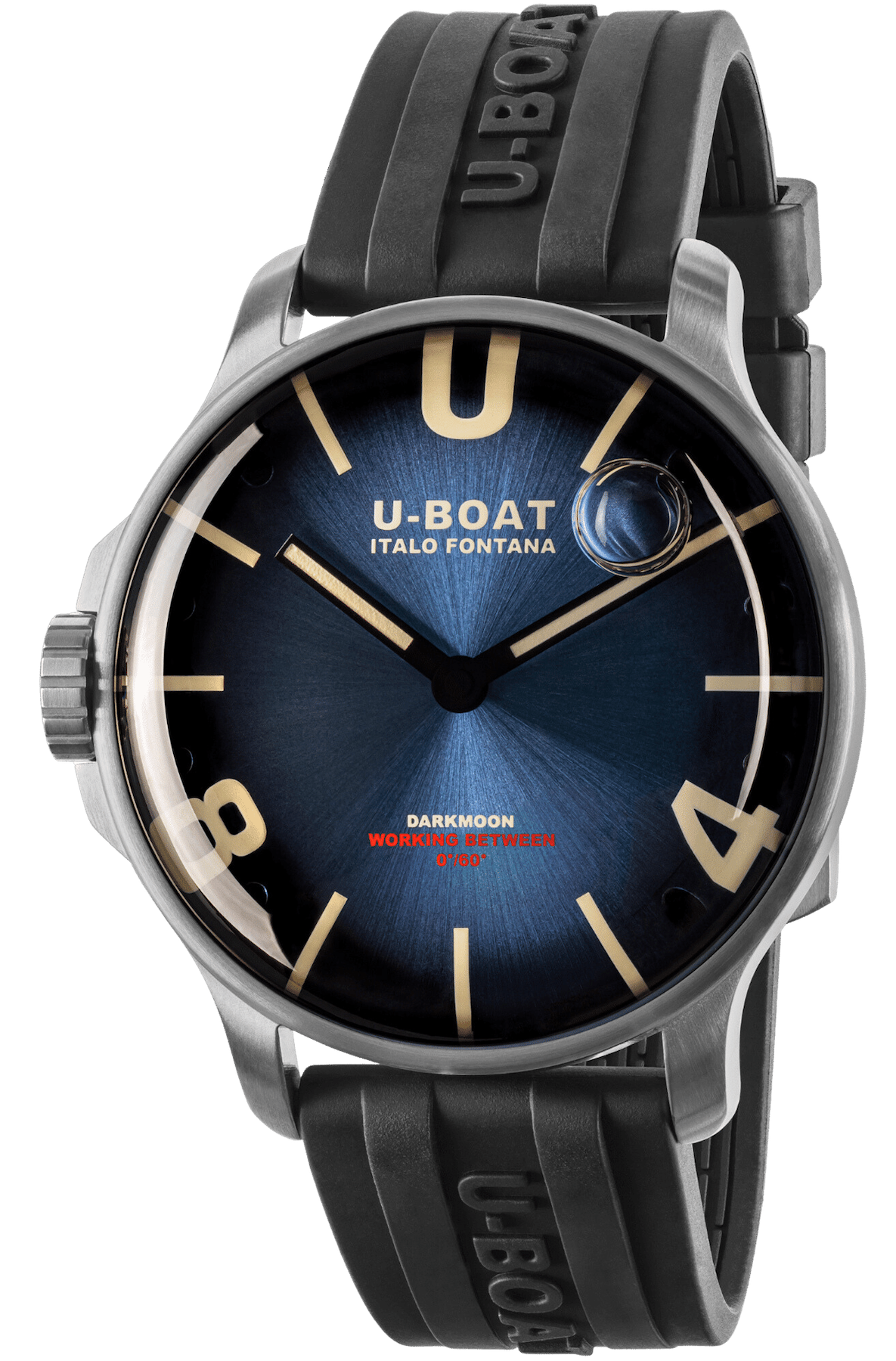 Photos - Wrist Watch U-Boat Watch Darkmoon 44 Imperial Blue SS UB-1019 