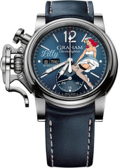 graham-watch-chronofighter-vintage-nose-art-blue-leather