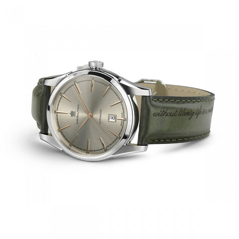 hamilton-watch-american-classic-spirit-of-liberty-auto-green-limited-edition-side