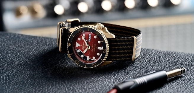 Just Arrived: The Seiko 5 Sports x Brian May “Red Special II” Limited  Edition | News | Jura Watches