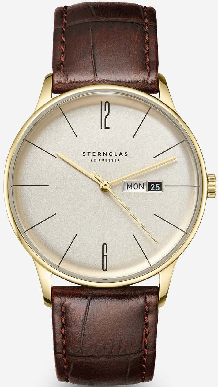 Photos - Wrist Watch Berlin Sternglas Watch  Sepia Gold STG-168 