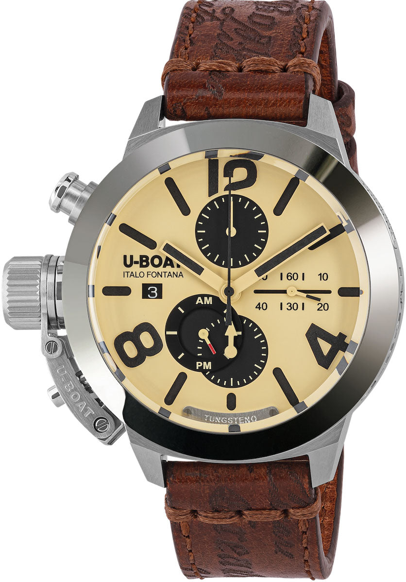 Photos - Wrist Watch U-Boat Watch Classico 45 CAS 1 Beige UB-1096 