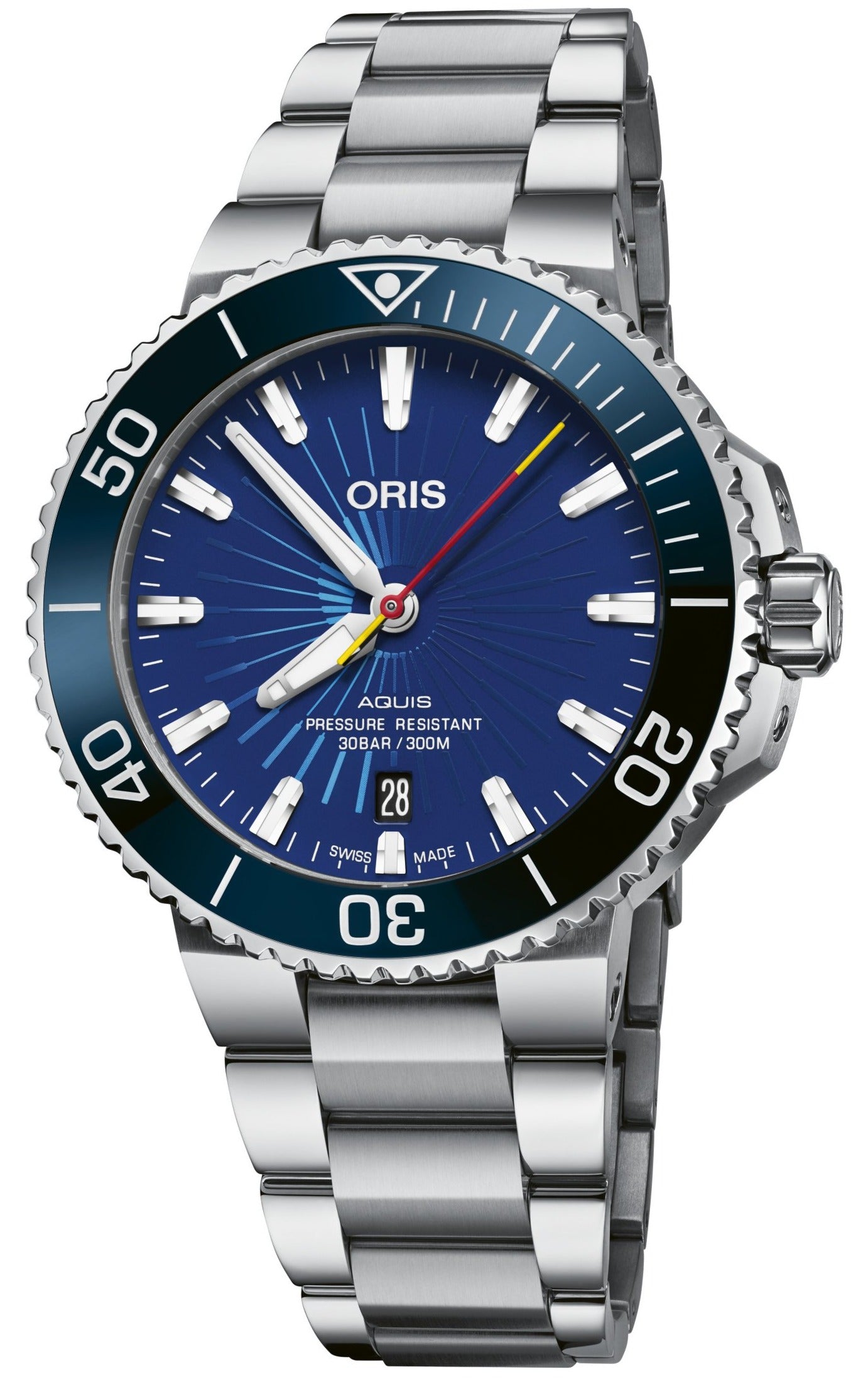 Photos - Wrist Watch Oris Watch Aquis Date Sun WuKong Limited Edition D - Blue OR-1743 