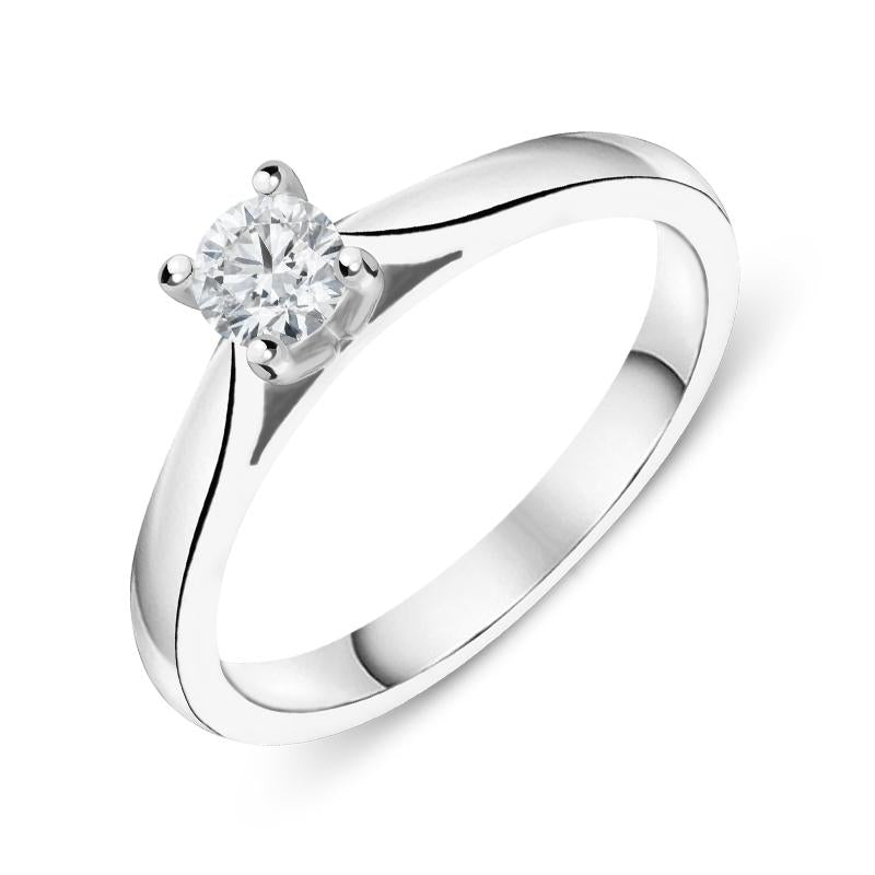 Photos - Ring Diamond 18ct White Gold 0.23ct  Brilliant Cut Solitaire  00002258 